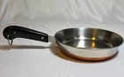 Revere Ware Copper Clad Stainless Steel Frying Pan W/ Black Long Handle Used. Price: $29.95.