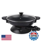 Aroma Housewares AEW-307 Electric Wok 5 Qt Black. New. Price: $75.60.