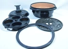 Copper Chef Microwave Grill Pan With Press Lid &accessories Used. Price: $19.99.