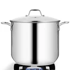 Nutrichef Stainless Steel Stockpot - Heavy Duty Induction Pot, Soup With Lid New. Price: $70.99.