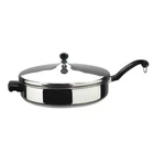 Farberware Classic Stainless Steel Covered Fry Pan 12" New. Price: $54.95.