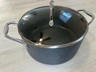 Members Mark 5 Qt Tri-ply Stainless Steel Fry Pan With Lid Used. Price: $5.00.