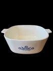 Rare Vintage 1958 Embossed Stamp Pyroceram Corningware Cornflower 2.5 Qt A-22 Used. Price: $200.00.