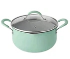 Pioneer Woman Sutton Green 5.5 Quart Dutch Oven W/strainer Lid Aluminum New. Price: $48.00.