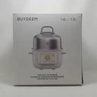 Buydeem G32US Electric Food Steamer, 1.6-QUART Capacity, Stainless Steel Open. Price: $80.00.