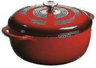 Lodge 7.5QT Cast Iron Enamel Dutch Oven Red New. Price: $75.99.