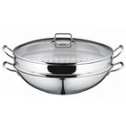 Wmf Macao 14 Inch Stainless Steel Wok Set With Lid 4L Induction Safe Open. Price: $165.50.