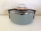 Calphalon Ceramic Nonstick 5-QT. Dutch Oven With Lid, Silver Ash New. Price: $49.99.