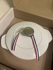 Staub 1.5 Qt 16CM Cast Iron French White Pot Cocotte Chistera Rice New. Price: $169.00.