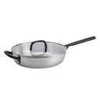 Zwilling Milano Stainless Steel 4-QT Saute Pan With Helper New. Price: $99.95.