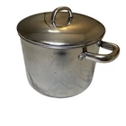 Tools Of The Trade 5 Qt Stainless Steel Stock Pot W/lid Induction Compatible Used. Price: $29.99.