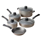 Tramontina Non-stick Cookware Pan Set, Champagne 9 Pack New. Price: $43.99.