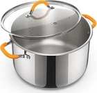 Ciwete Stainless Steel Stock Pot, 11 Quart Soup With Lid, Heavy-duty Thick New. Price: $68.99.