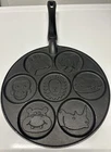 Nordic Ware Barnyard Animals Pancake Griddle Nonstick Cast Aluninum Used. Price: $18.99.