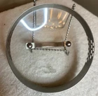 Calphalon Strainer Lid 7 1/4 Od 6 3/8" Inside Dia Glass/stainless Steel Used. Price: $12.99.