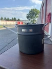 3 Piece Set Calphalon Commercial Aluminum Stock Pot 4.5 Qt 8704 1/2 Steamer Lid Unspecified. Price: $59.99.