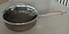 Anolon Advanced Home Hard Anodized 3 Qt. Saucepan Skillet W Lid Non Stick Bronze Used. Price: $22.95.