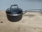 Ninja Foodi Neverstick 1.5 Qt 1.4 Sauce Pot Pan Black With Tempered Glass Lid Used. Price: $29.99.