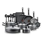 20 Piece Set Easy Care Nonstick Cookware Thermo-spot Technology Vented Glass Lid New. Price: $119.44.