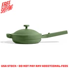 Our Place Mini Always Pan - 8.5" Ceramic W/ Lid & Beechwood Spatula, Sage New. Price: $70.99.