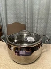 David Burke Splendor 7 Quart Dutch Oven Pot With Lid Stainless Steel 500F New. Price: $66.99.
