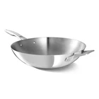 Wok 13 Calphalon Premier Ply Stainless Steel Induction 500F Oven Safe Polished New. Price: $259.99.