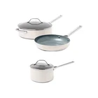 Figmint 5PC Aluminum Cookware Set 450 Degree Cream Nonstick Ceramic Coated New. Price: $52.70.