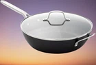 Calphalon Hard-anodized Nonstick 12 Jumbo Frying Pan With Lid New. Price: $68.38.