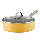 Farberware Style Aluminum Nonstick Saute Pan With Glass Lid, 3 Quart, Yellow New. Price: $42.89.