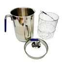 Kuhn Rikon 11-CUP 18/10 Stainless Steel 4TH Burner Pot New.. Price: $19.49.