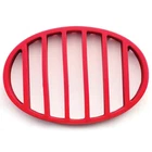 Norpro Oval Silicone Roast Rack, Red, 9 X 6 Inch New. Price: $20.40.