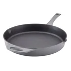Rachael Premium 12" Nitro Cast Iron Skillet-color Gray New. Price: $52.24.