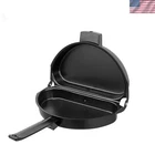 Norpro Nonstick Omelet Pan With Easy Flip Mechanism - Perfect For Quick Meals New. Price: $42.99.
