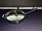 All-clad #4403 Stainless Steel 3-PLY, Qt Saut Pan W/ Lid & Handle, New Box. Price: $109.00.