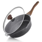 Sensarte Nonstick Deep Frying Pan Skillet, Saute 11-INCH/4.5QT, Gray New. Price: $65.99.