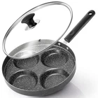 4-CUP Nonstick Egg Frying With Lid, Fried Pan, Omelette Mini Pancak New. Price: $20.47.