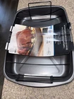 Roasting Pan Set Removable Rack 2-PIECE Non-stick,large 17.5X12.75X2.7 Mainstay New. Price: $7.28.