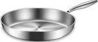 Ewfen 12 Inch Tri-ply Stainless Steel Frying Pan, Compatible With All Cooktops U New. Price: $28.15.