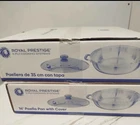 Royal Prestige Stainless Steel Paella Pan 14IN With Lid Induction Compatible New. Price: $430.00.