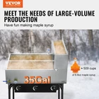 Maple Syrup Evaporator Pan 304 Stainless Steel With Valves And Thermometer 240 New. Price: $382.87.