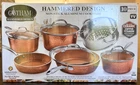 Gotham Steel Hammered Design Pan Set - 10 Piece New. Price: $149.99.