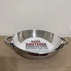 Tools Of The Trade Basics Sauteuse Stainless Steel Double Handle 12IN No Lid New. Price: $35.00.