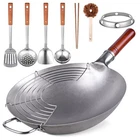 Teewe Carbon Steel Traditional Hand Hammered - 13.4" Chinese Woks Round B... New. Price: $72.14.