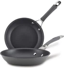 Radiance Hard Anodized Nonstick Frying Pan Set - 8.5" & 10" Gray New. Price: $107.99.