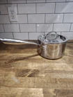 Williams Sonoma 2 Qt Sauce Pan And Lid Stainless Steel Thermo-clad, Hestan Italy Used. Price: $69.00.