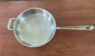 All Clad 3 Qt Stainless Steel Saute Fry Pan 11 French Skillet Double Handles Used. Price: $59.99.
