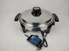 Kitchen Craft By West Bend Liquid Core Stainless Electric Skillet Pan 900W Usa Used. Price: $59.99.