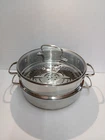 Nuwave Induction Cookware 3.5 Qt. Ss Pot 32003AL 10" With Steamer And... Used. Price: $21.00.