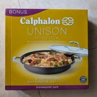 Calphalon Unison Sear 12 Fry Pan Everyday Lid Hard Anodized Usa New. Price: $59.95.