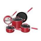 Ninja Neverstick Vivid 8-PIECE Cookware FOODI-FC301 Crimson Red New. Price: $205.46.